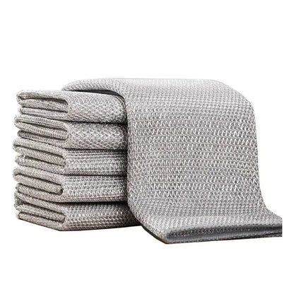 Pano de limpeza aço premium 10 peças