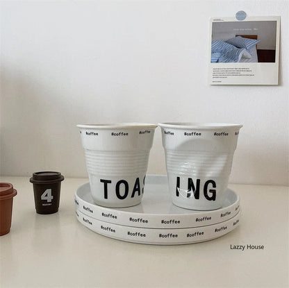 Caneca de café estilo coreano de 200ml