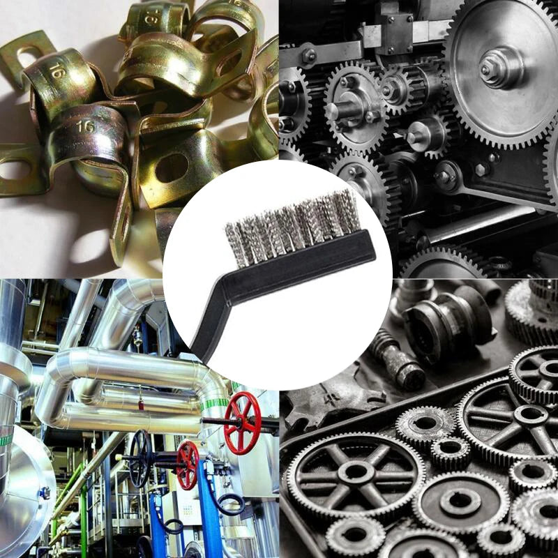 Conjunto de 6 escovas de arame para limpeza