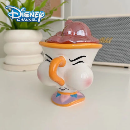 Caneca de cerâmica Disney Bela e a Fera com tampa