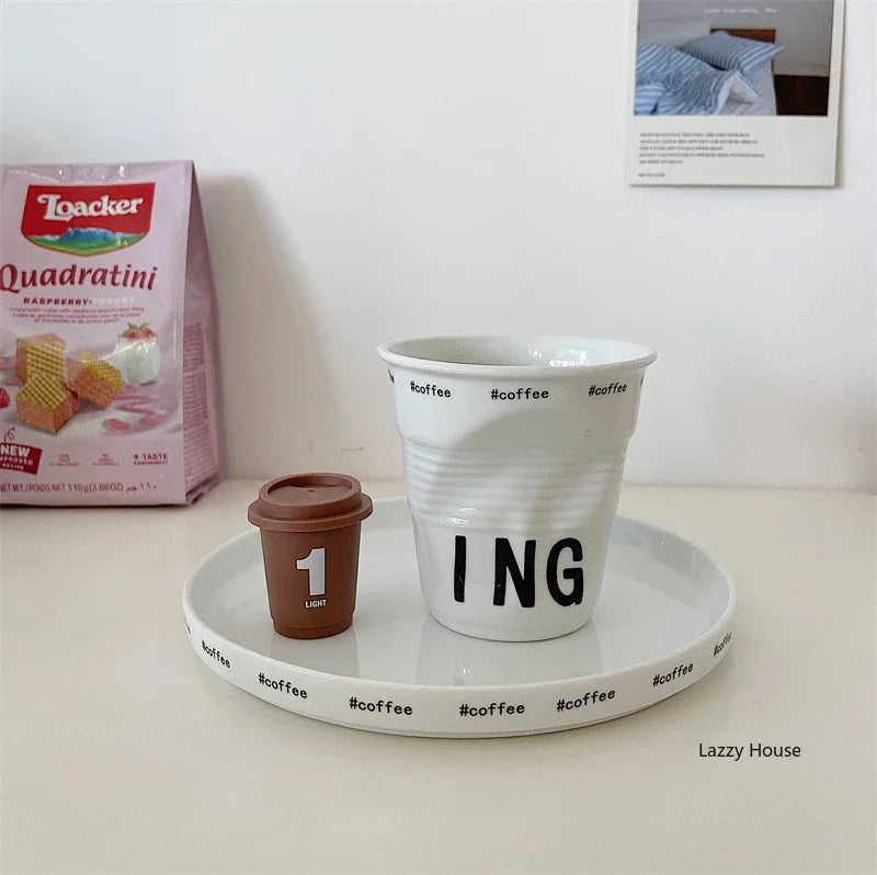 Caneca de café estilo coreano de 200ml