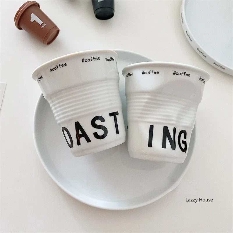 Caneca de café estilo coreano de 200ml