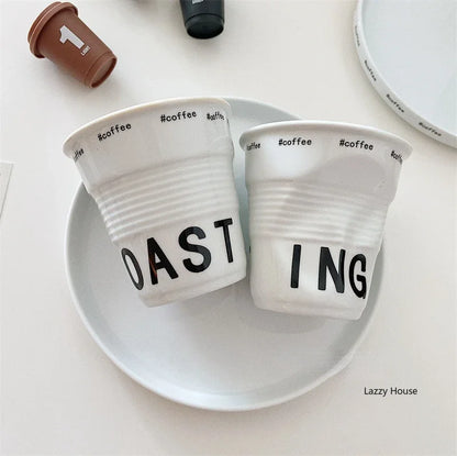 Caneca de café estilo coreano de 200ml