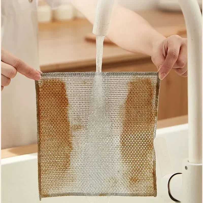 Pano de limpeza aço premium 10 peças