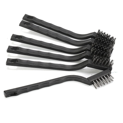 Conjunto de 6 escovas de arame para limpeza
