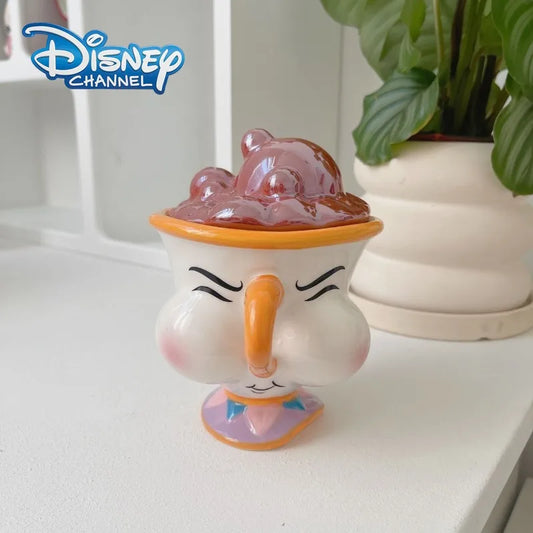 Caneca de cerâmica Disney Bela e a Fera com tampa