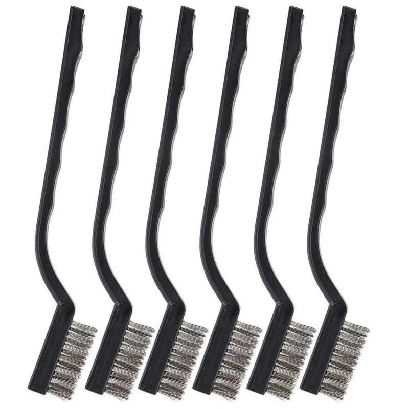 Conjunto de 6 escovas de arame para limpeza
