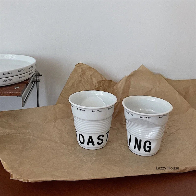 Caneca de café estilo coreano de 200ml